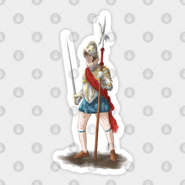 Historic Hetalia Spain Sticker by Silentrebel